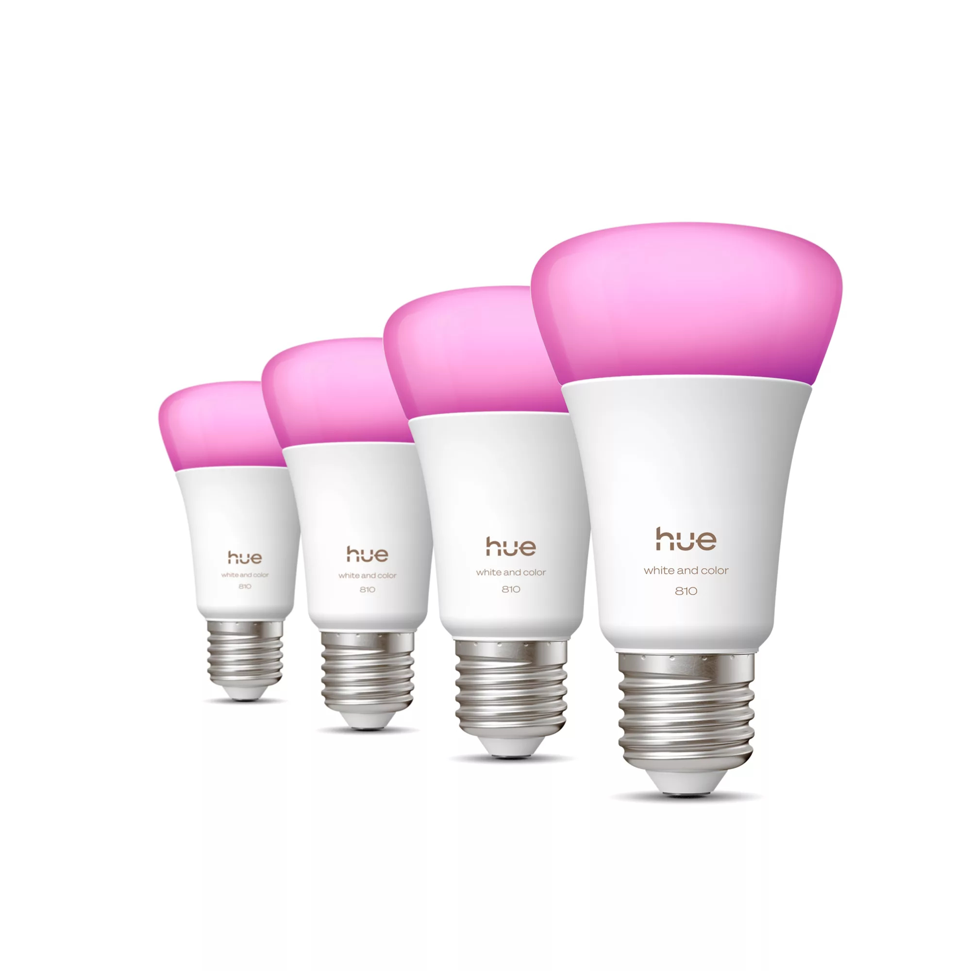 Philips Hue WACA Smart E27 LED, 6 W, 810 lm, CCT RGB 4 kpl:n sarja