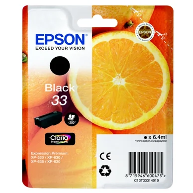 Epson Epson 33 Mustepatruuna musta T3331 Vastaa: N/A