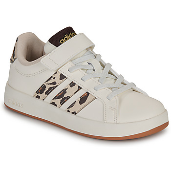 ADIDAS SPORTSWEAR Urheilukengät 'Grand Court 3.0' beige / ruskea / suklaa / valkoinen