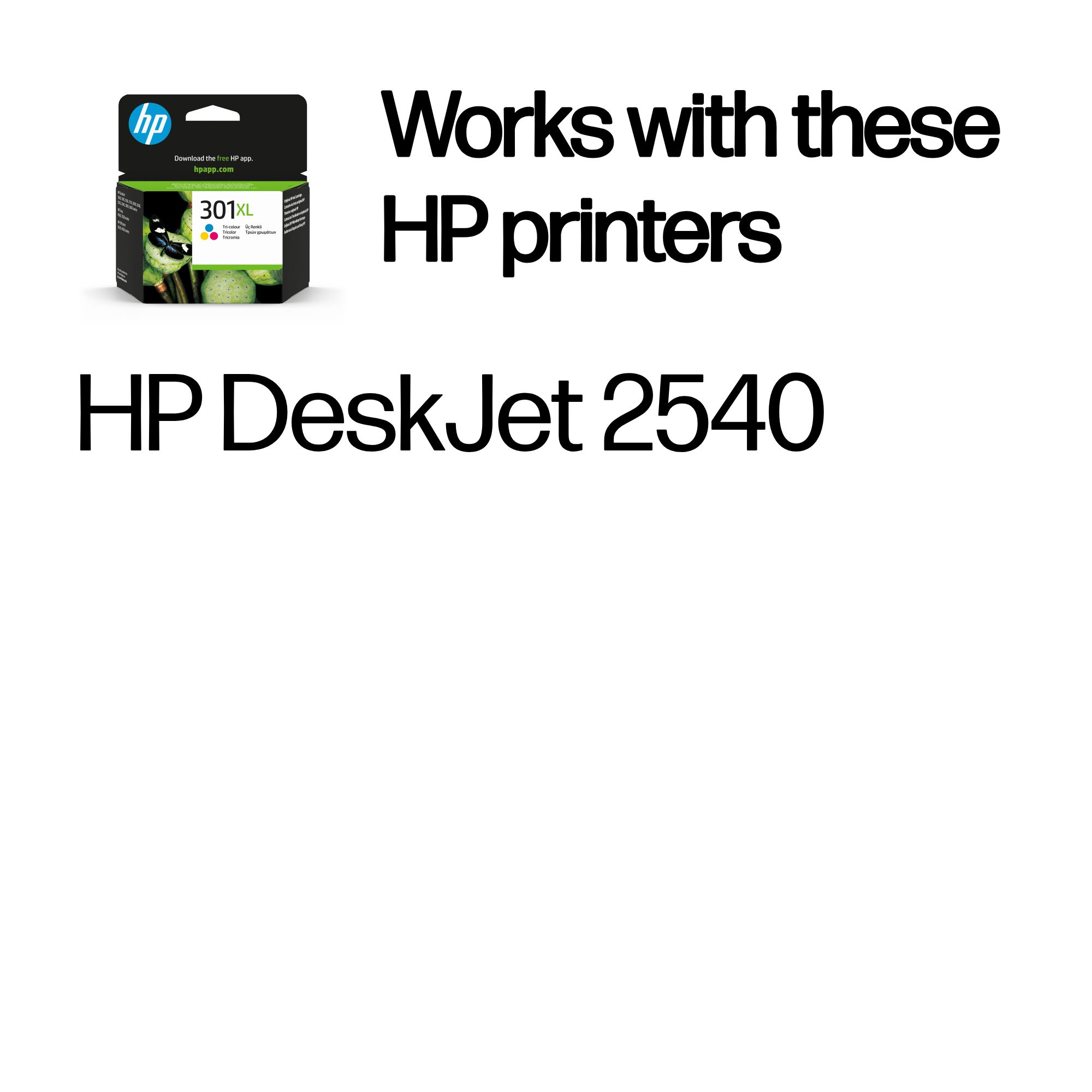 301XL TRI-COLOR INK CARTRIDGE