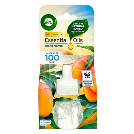 Air Wick Island Mango Tuoksuöljy Plug-In Ilmanraikastimen Täyttöpakkaus - 19 ml