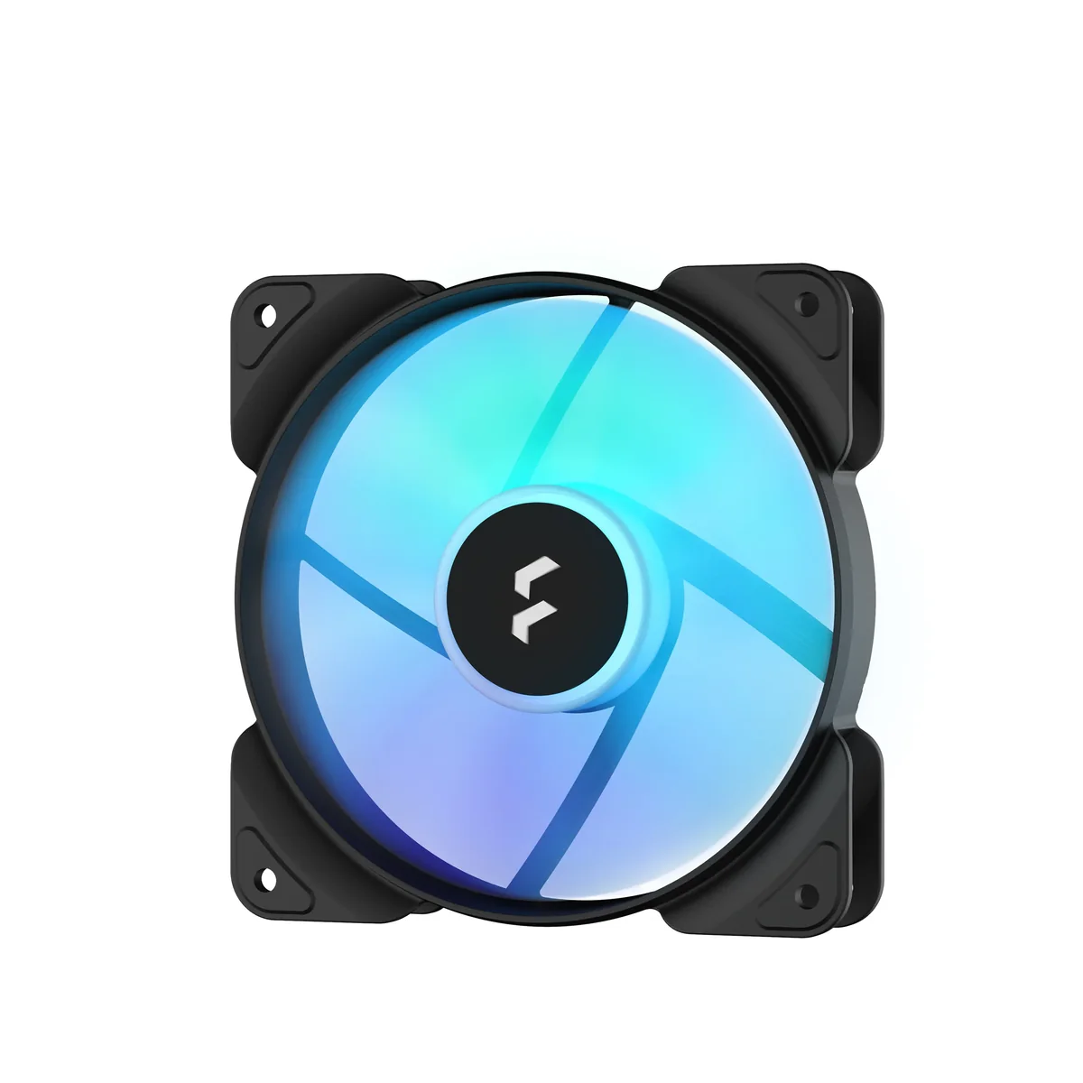 Fractal Design Aspect 12 RGB PWM - Insert tuulettimella - 120 mm - musta (3 kpl)