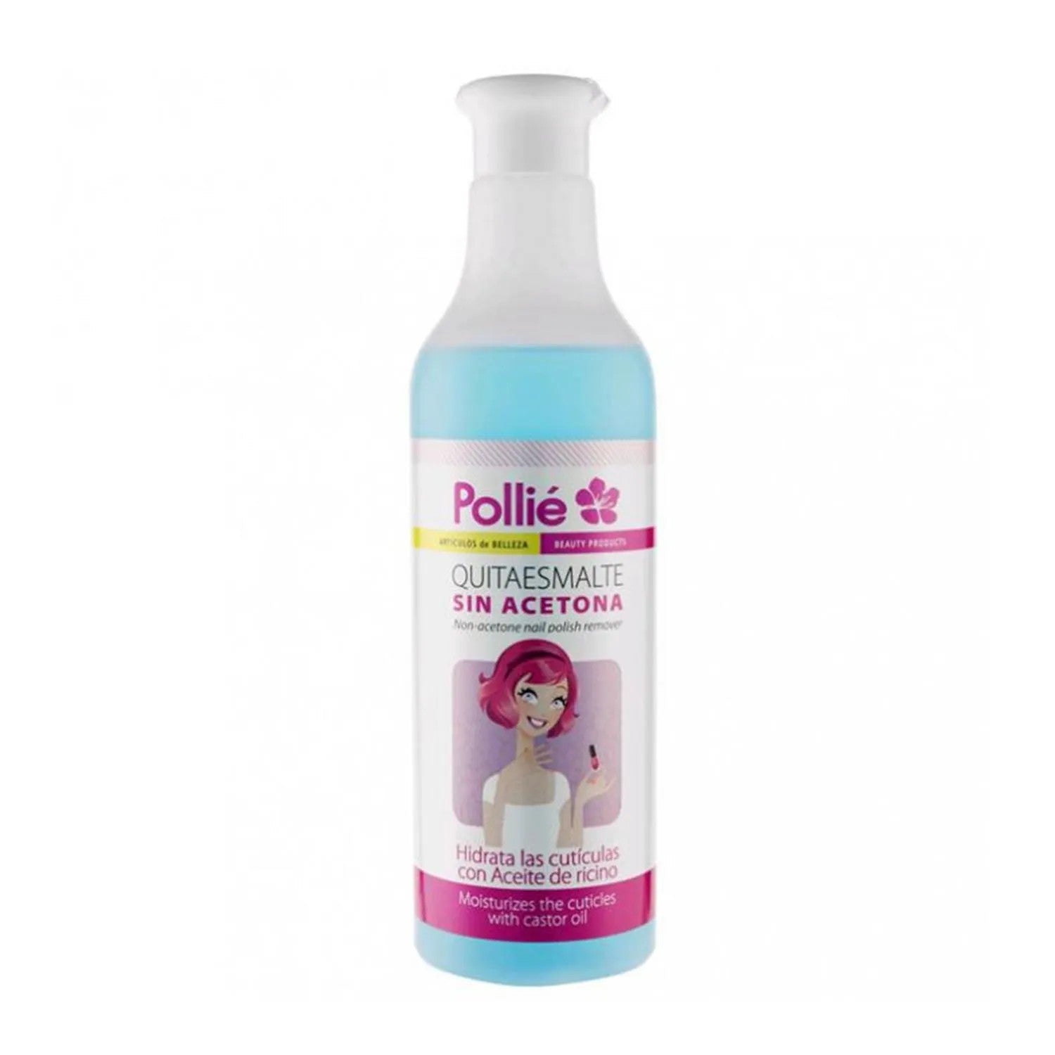 Eurostil Pollie kynsilakanpoistoaine ilman asetonia risiiniöljyllä 150ml