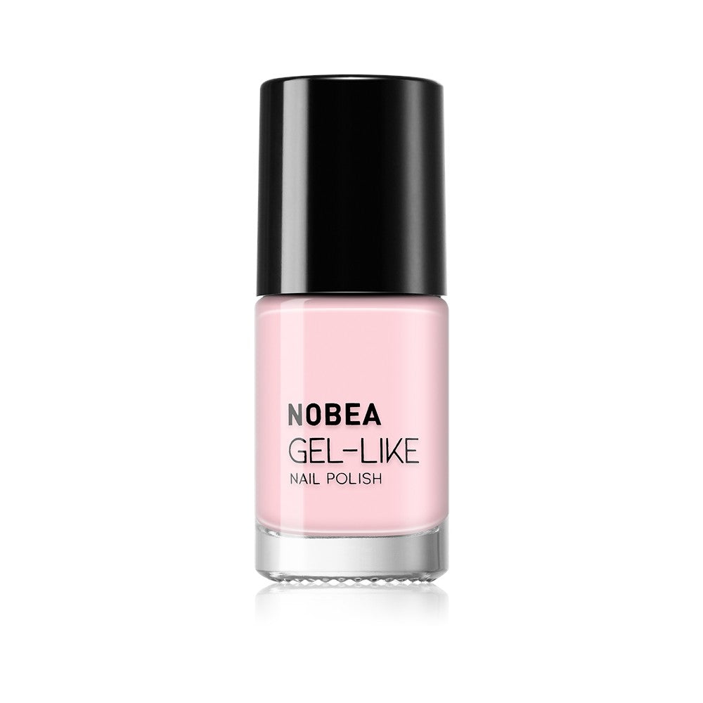 NOBEA Päivittäinen geelimäinen kynsilakka geeliefektillä, väri Misty rose #N59 6 ml