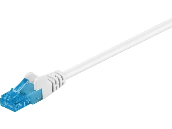 Goobay 59832, 20 m, Cat6a, U/UTP (UTP), RJ-45, RJ-45, valkoinen