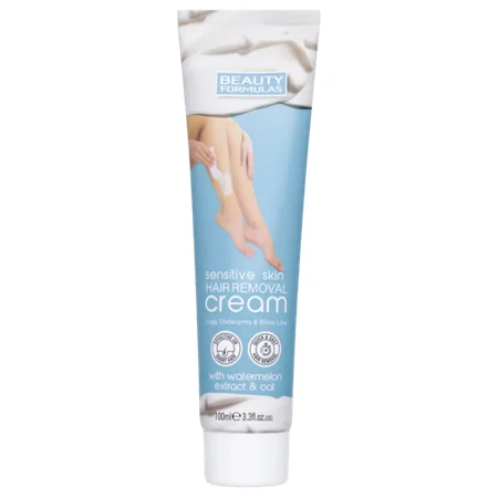 Beauty Formulas Sensitive Skin Hair Removal Cream With Watermelon Extract & Oat - 100 ml
