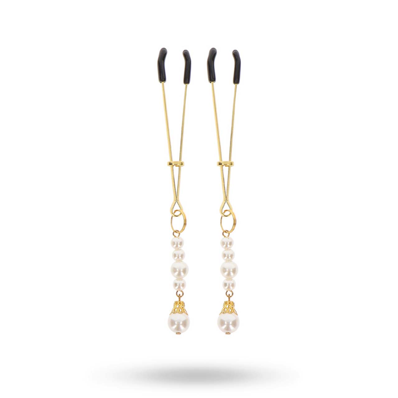 Taboom Tweezers With Pearls Gold Nänni puristimet