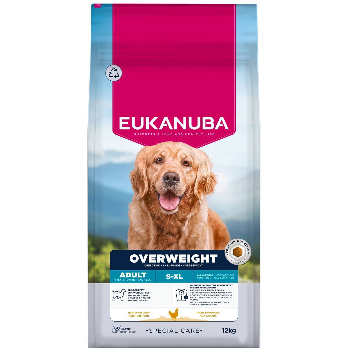 Eukanuba Special Care Overweight Adult All Breed - dry dog food - 12kg