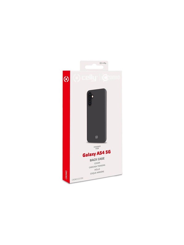 Celly Cromo Soft rubber case Galaxy A54 5G Svart