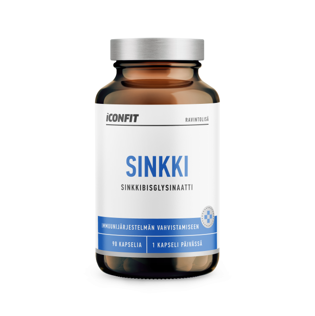 ICONFIT Sinkki (Bioaktiivinen sinkkidiglysinaatti), 25mg, N90 — Sinkkikapselit