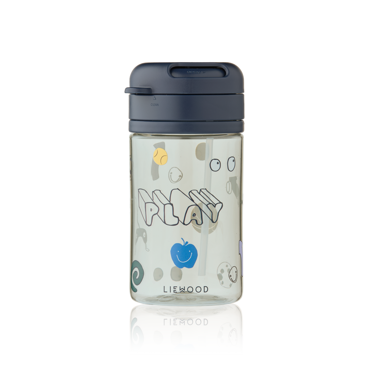 Liewood Juomapullo 'Pavia 500 ml' laivastonsininen / savunsininen / taivaansininen / tummanvihreä