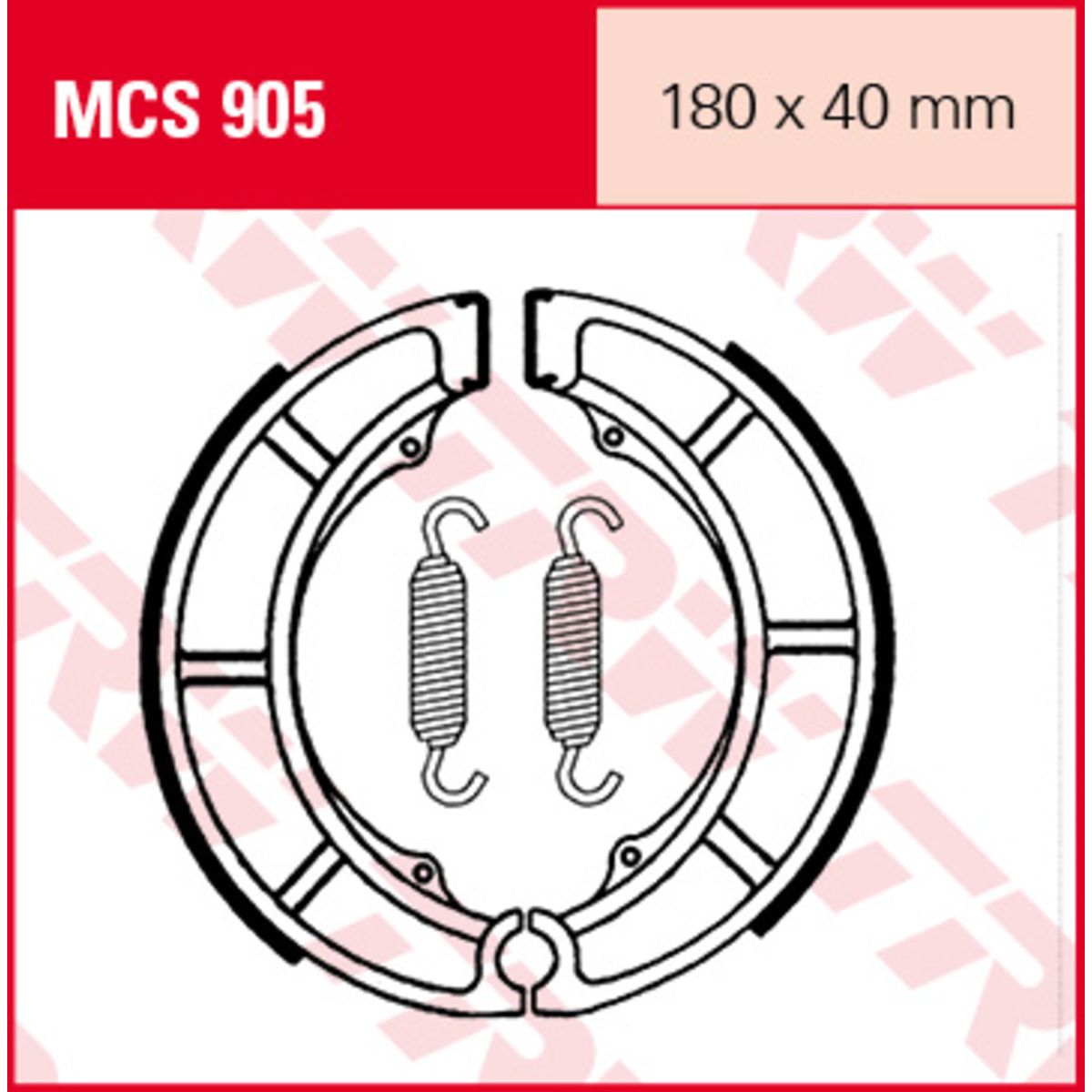 Jarrukenkäsarja TRW MCS905