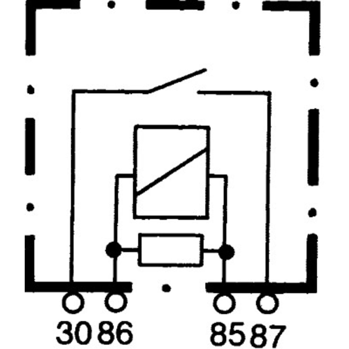 Rele, työvirta HELLA 4RA 007 793-041
