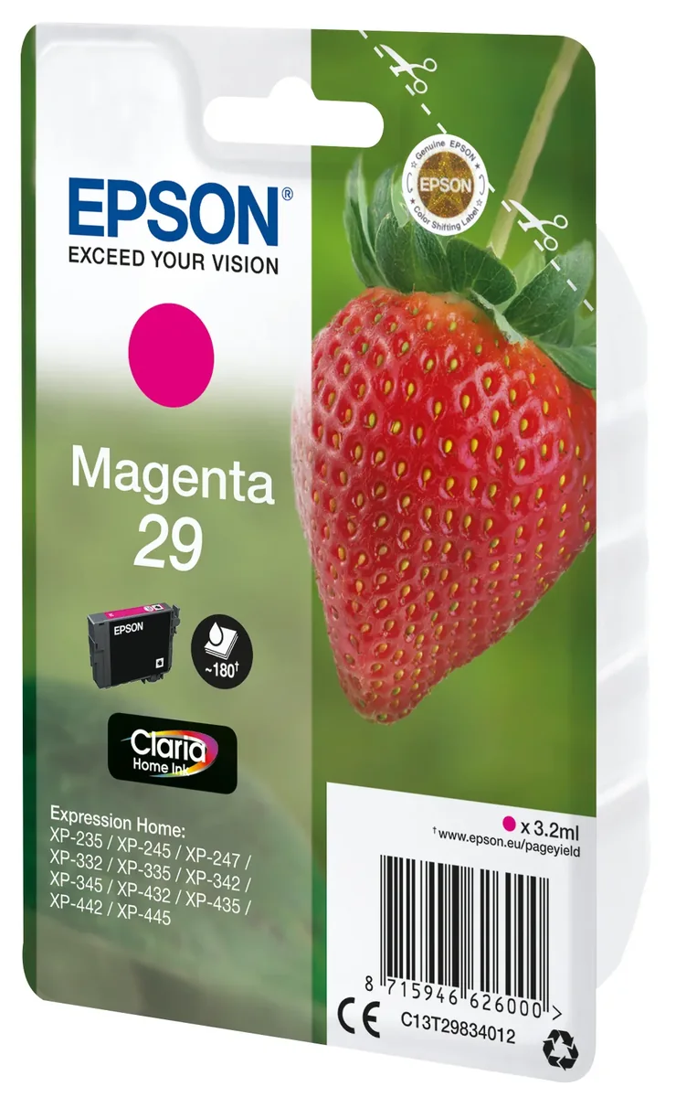Epson Expression Home 29 -mustekasetti, 3.2 ml, magenta