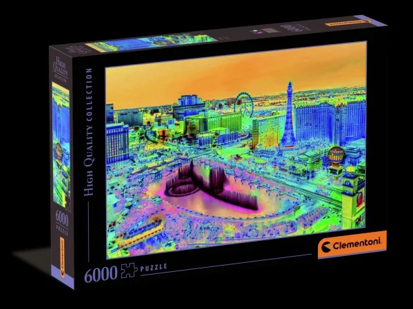 Clementoni Puzzle 6000 Pcs High Quality Collection Las Vegas