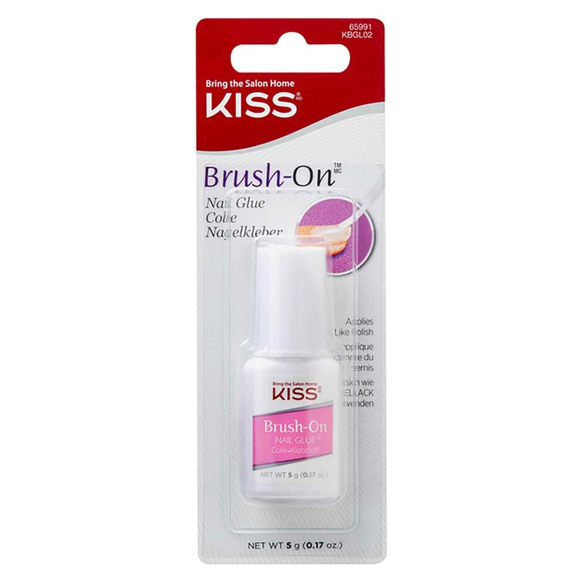 Kiss my face Brush-On Glue - Nopeasti kuivuva kynsiliima levityssiveltimellä