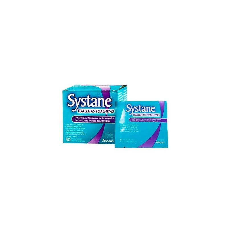 Alcon Systane Steriilipyyhkeet 30 kpl