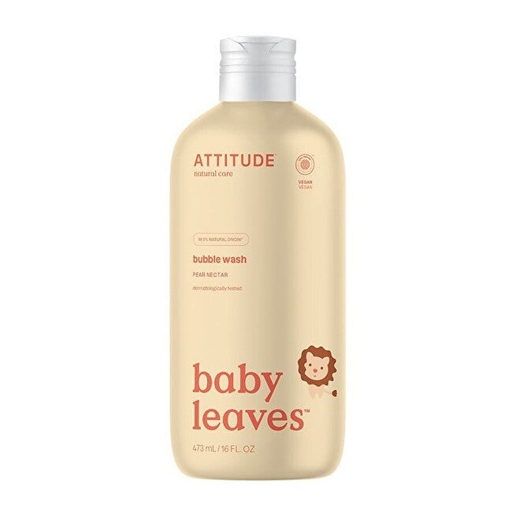 Attitude Baby Leaves Pear Nectar -vaahtokylpy lapsille 473 ml