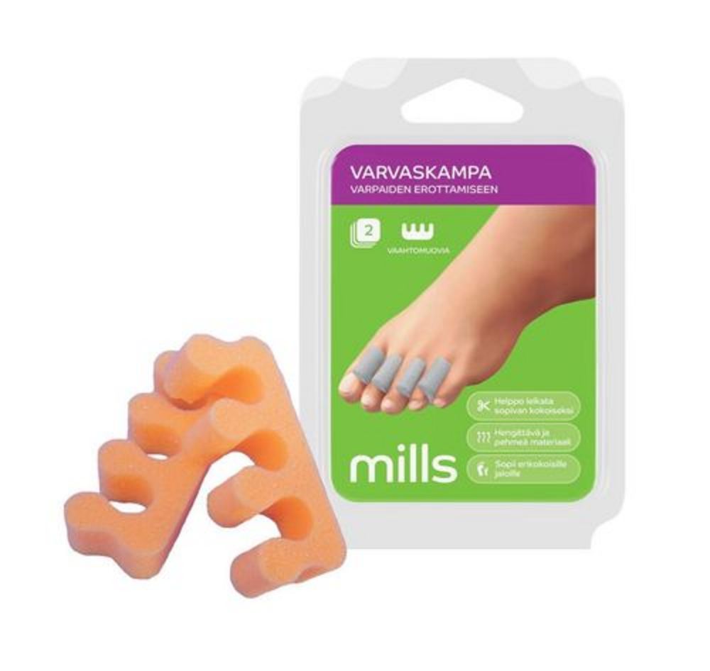 Mills varvaskampa 2 kpl