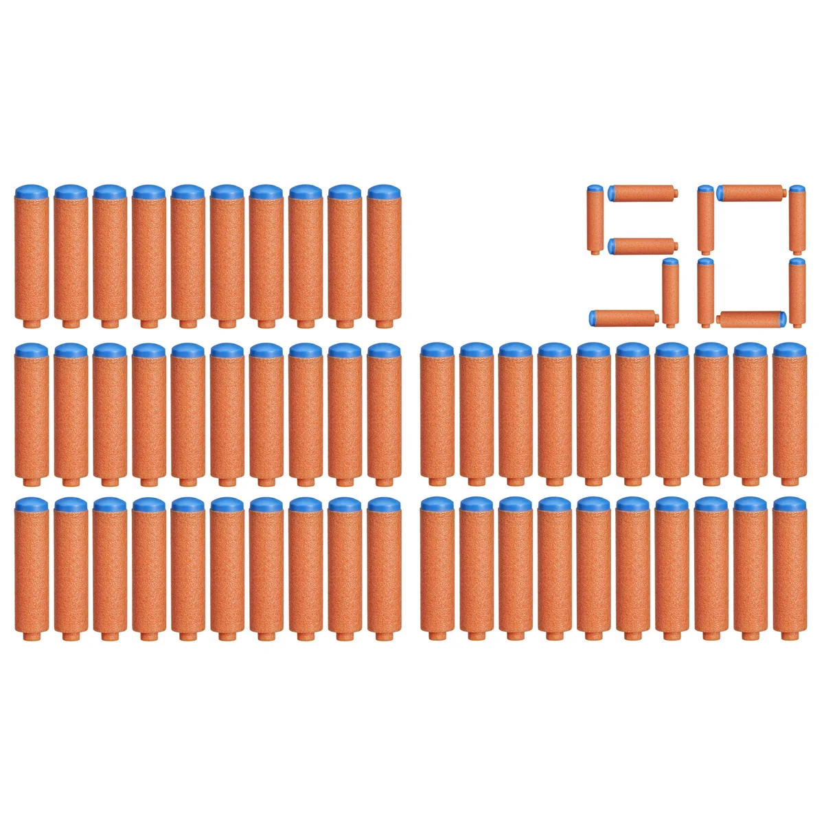 Hasbro Nerf N Series N1-ammukset – 50 kpl