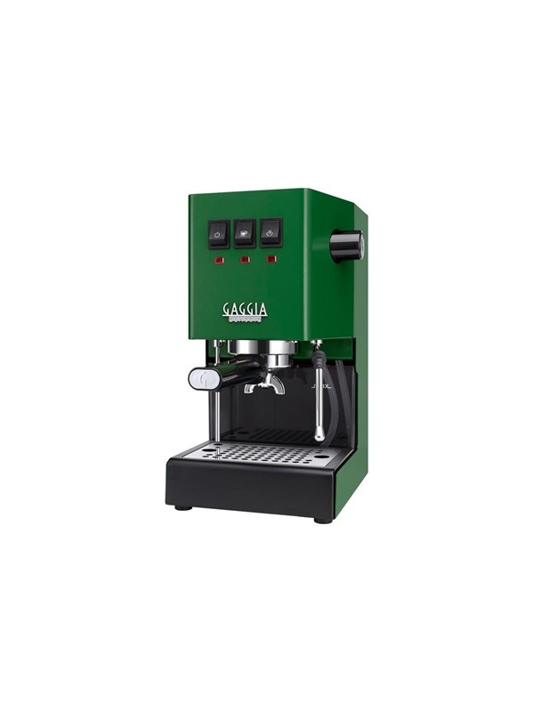 Gaggia Classic E24, Espressokone, 2,1 L, Kahvinappi, Jauhettu kahvi, 1200 W, Vihreä