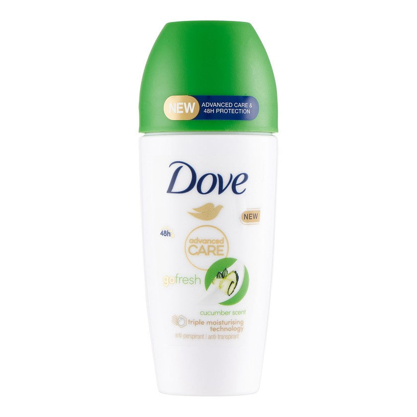 Dove Advanced Care Go Fresh Antiperspirantti Roll-On 48 Hours Cucumber 50 ml