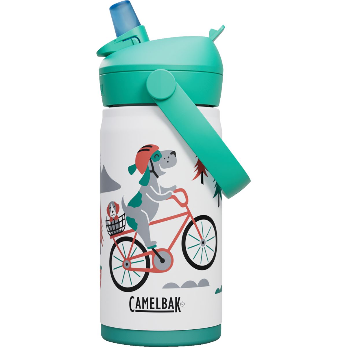 Camelbak Thrive Flip Straw Kids VSS 400ml, juomapullo, lapset, pyöräilykoirat