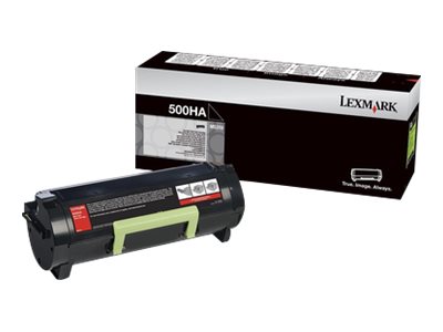 Lexmark 50F0HA0 High Yield -laservärikasetti, musta
