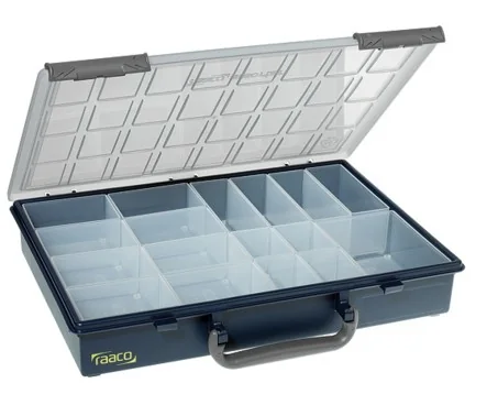 raaco Assorter 55 4x8-17, Polypropeeni (PP), Sininen, 338 mm, 261 mm, 57 mm, 850 g
