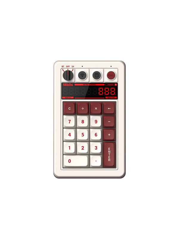 8BitDo Retro 18 Mechanical Numpad (Fami Edition) - Numeroryhmän