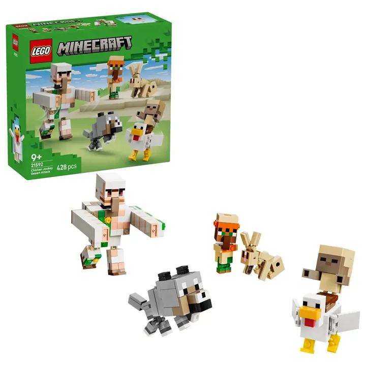 LEGO Minecraft 21592 Kanajockey ja hyökkäys aavikolla