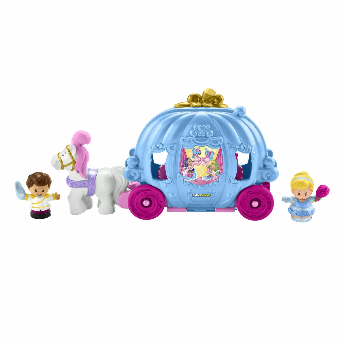 Fisher Price Disney Princess Little People Carriage Playset