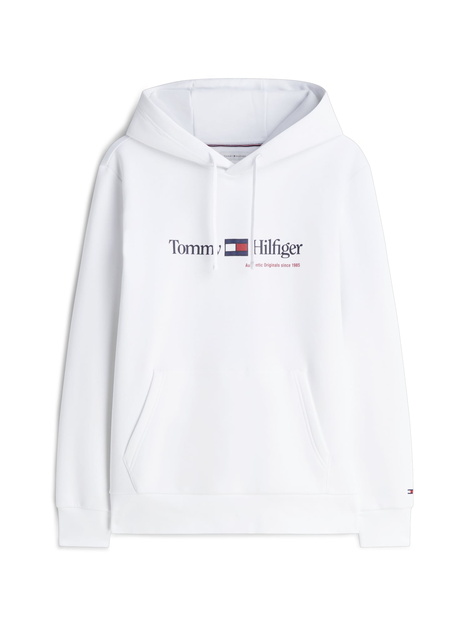 TOMMY HILFIGER Collegepaita  musta / valkoinen