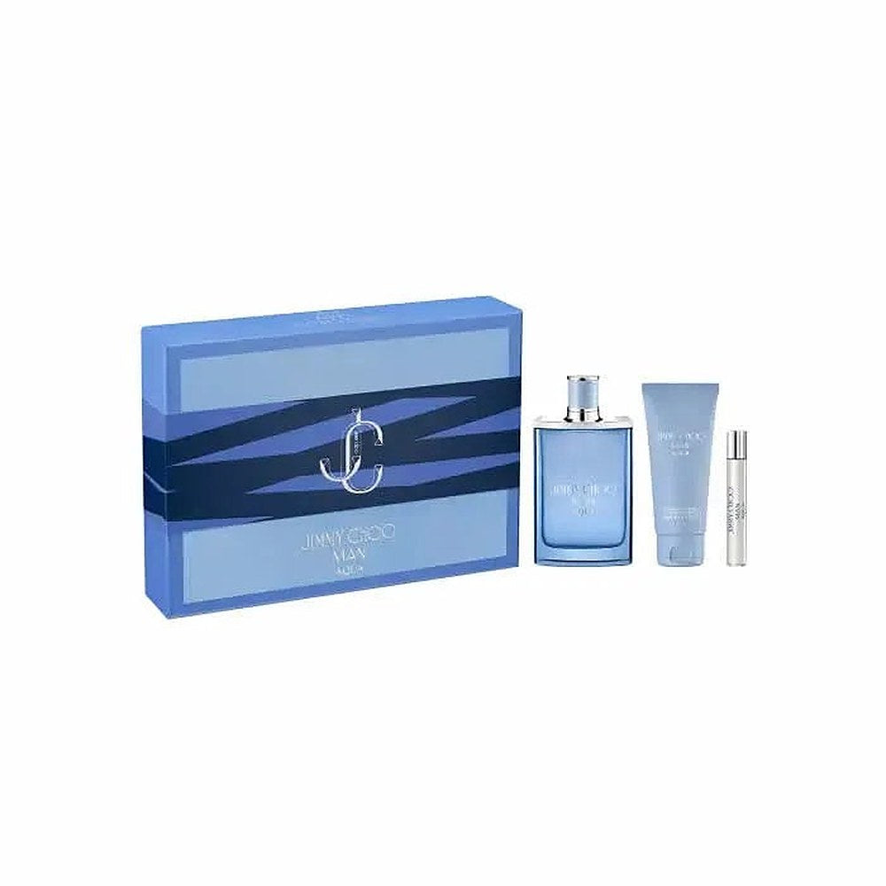 Jimmy Choo Man Aqua Eau De Toilette Spray 100 ml Setti 3 kpl