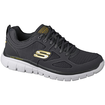 SKECHERS Matalavartiset tennarit 'Burns Agoura' keltainen / tummanharmaa