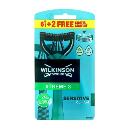 Wilkinson Sword Xtreme 3 Sensitive partakoneet - 8 kpl.