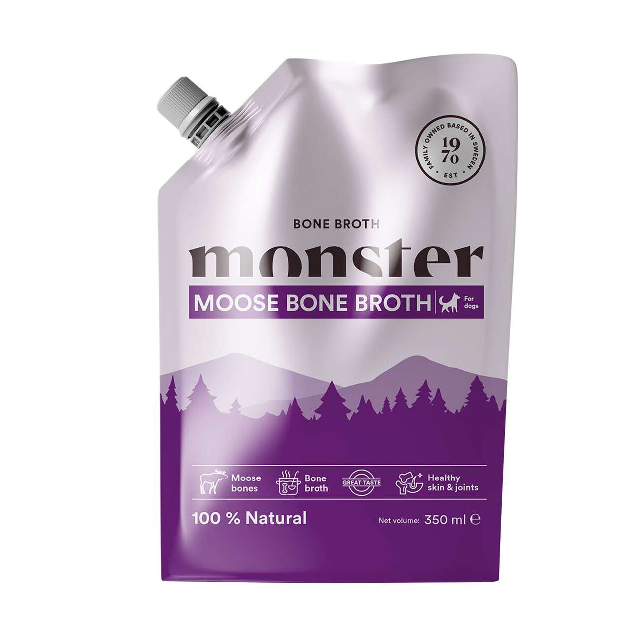 Monster Dog Bone Broth Moose Luuliemi 350 ml