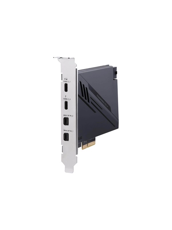 ASUS ThunderboltEX 4 expansion card dual Thunderbolt 4 (USB‑C®) ports DisplayPort 1.4 PCIe® 3.0 x4 interface