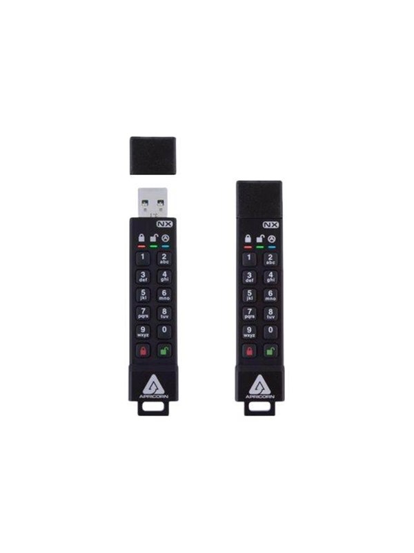 Apricorn Aegis Secure Key 3 Nx 16gb Usb-a Musta