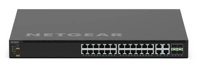 NETGEAR MSM4332 M4350-24M4X4V - Hallinnoitava Layer 3 -kytkin, musta
