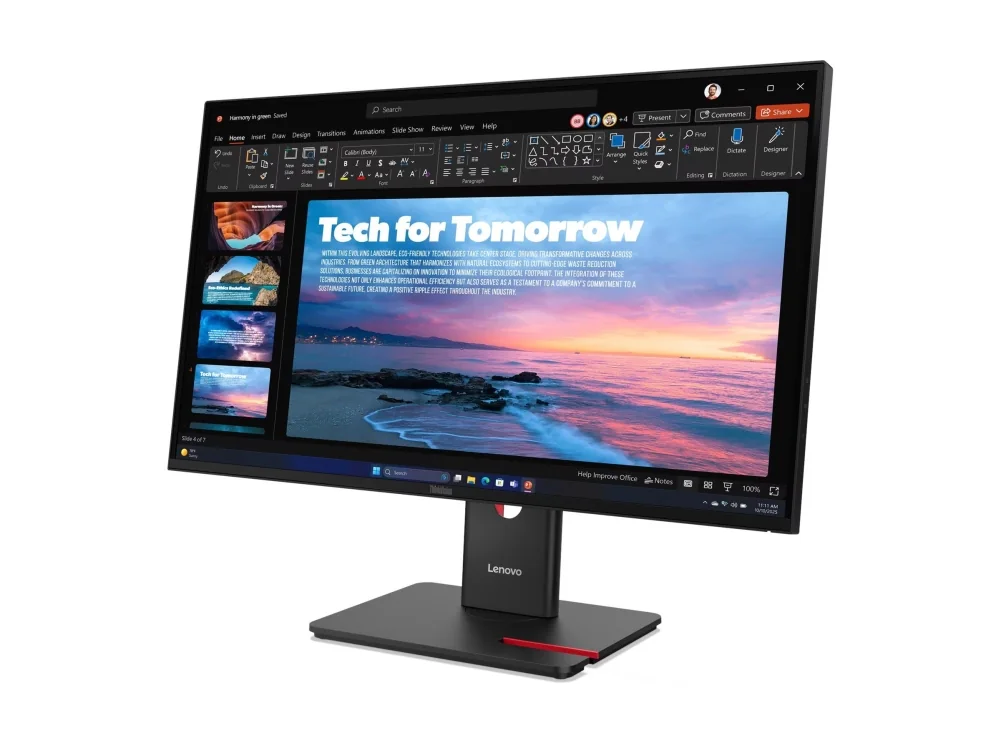 27" Lenovo ThinkVision T27qd-40 - 2560x1440 (QHD) - 120Hz - IPS - 100W USB-C
