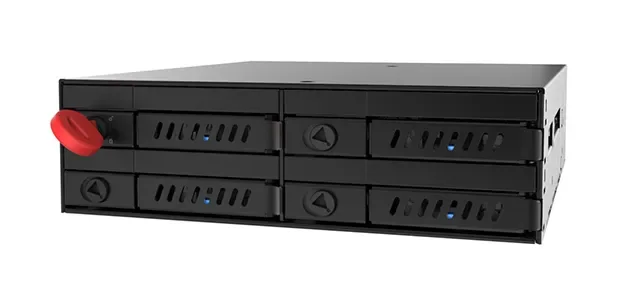 Chieftec CMR-425, Liitinpaneeli, Musta, Metalli, 9.5 mm, 1 tuuletin(ta), 4 cm