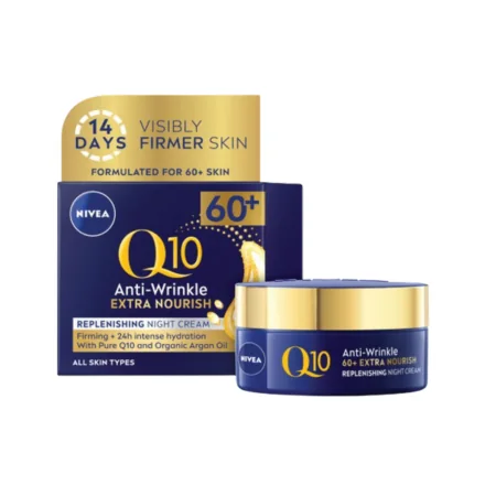 Nivea ryppyjä ehkäisevä Q10 yövoide - 50ml
