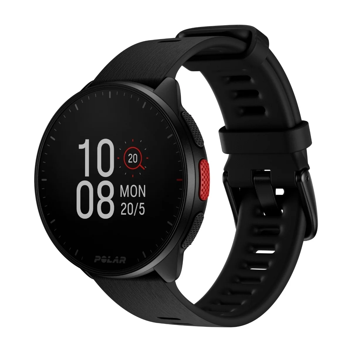 Polar Pacer GPS juoksukello S-L, musta/musta