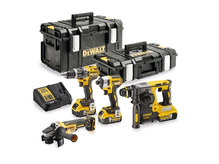 Dewalt DCK422P3-QW 18V XR Brushless 4 Piece Kit - 3 X 5Ah