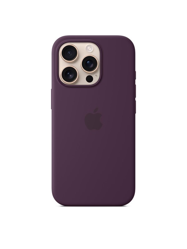 Apple Silicone Case Magsafe Iphone 16 Pro Purppura