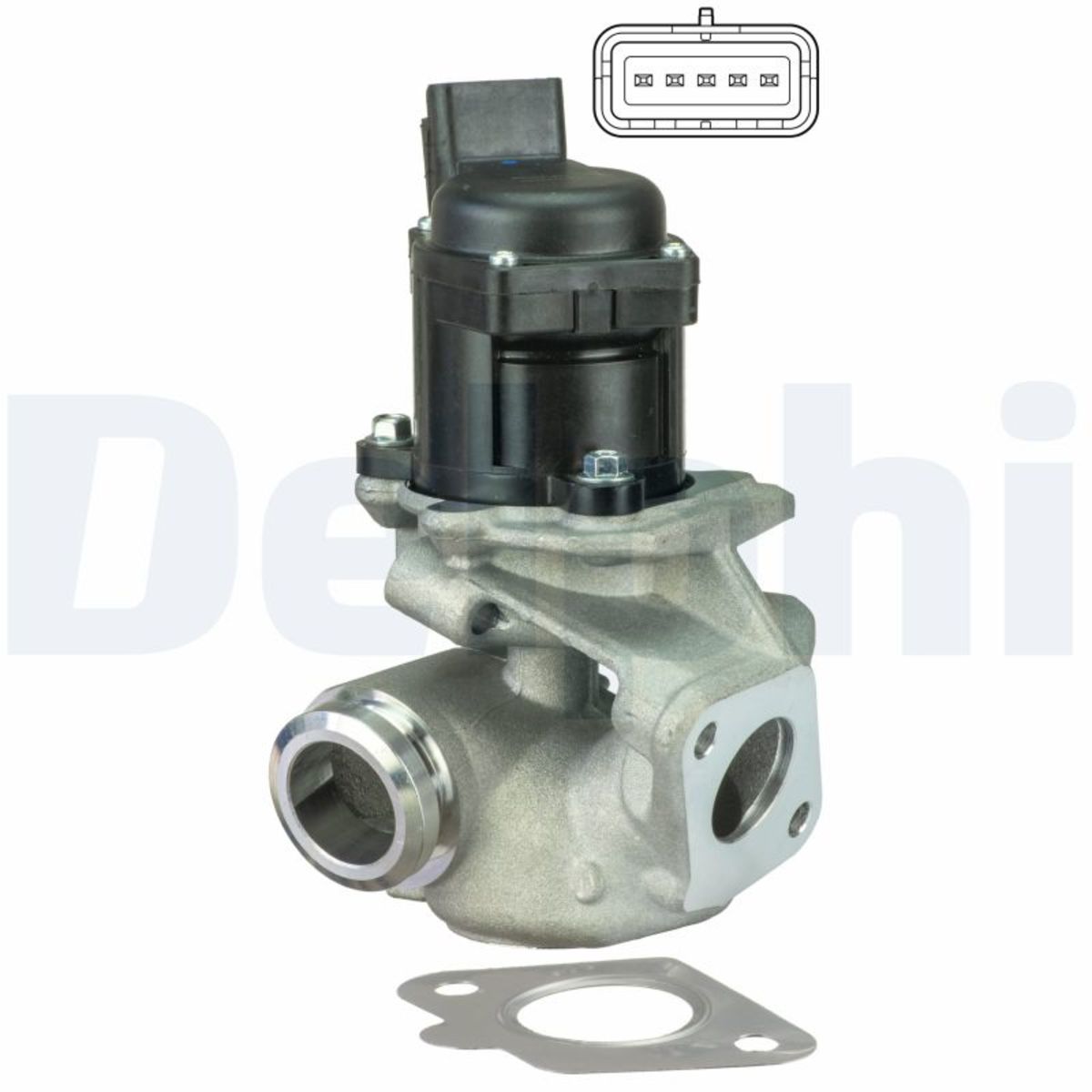 Venttiili, pakokaasun kierrätys DELPHI EG10415-12B1