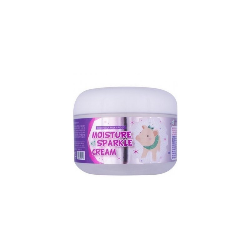 Elizavecca Milky Piggy Moisture Sparkle Cream — kosteuttava kasvojen voide, joka antaa hehkua 100 ml