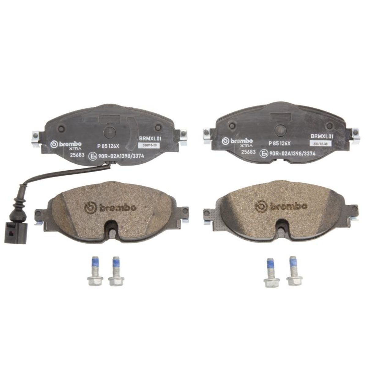 Jarrupalat, levyjarru BREMBO P 85 126X