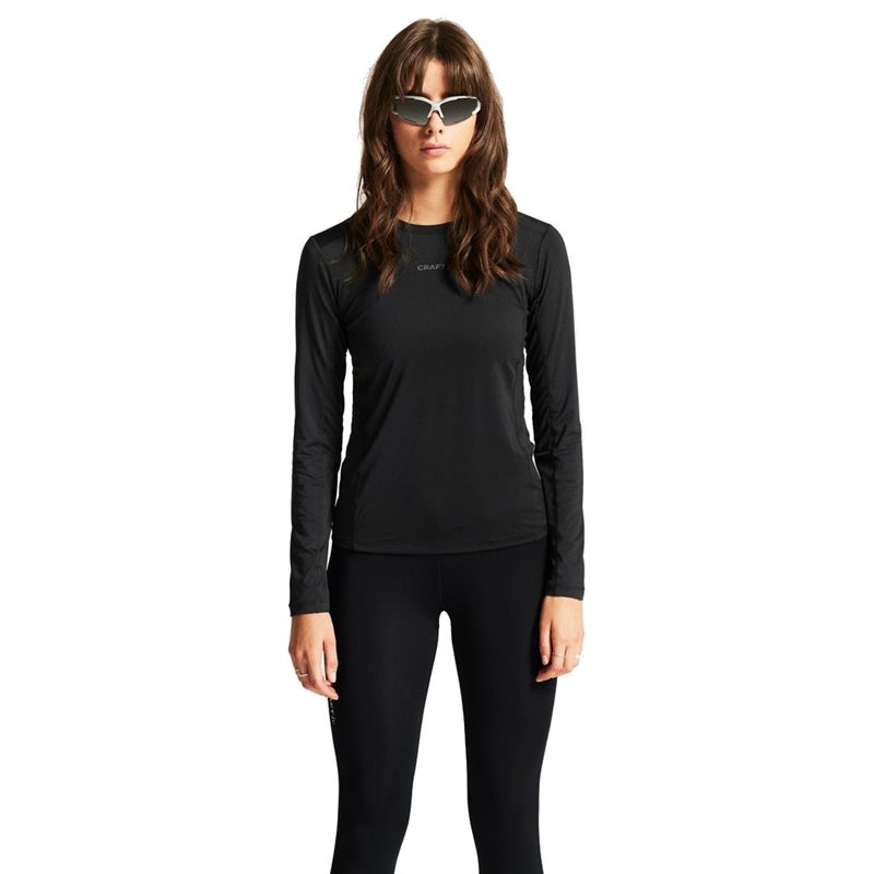 Craft Adv Essence Ls Tee 2 W Flint - XL